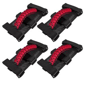 JEEP wrangler grab handles and coasters.